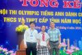 VINH DANH HỌC SINH ĐẠT GIẢI TRONG HỘI THI OLYMPIC TIẾNG ANH CẤP TỈNH